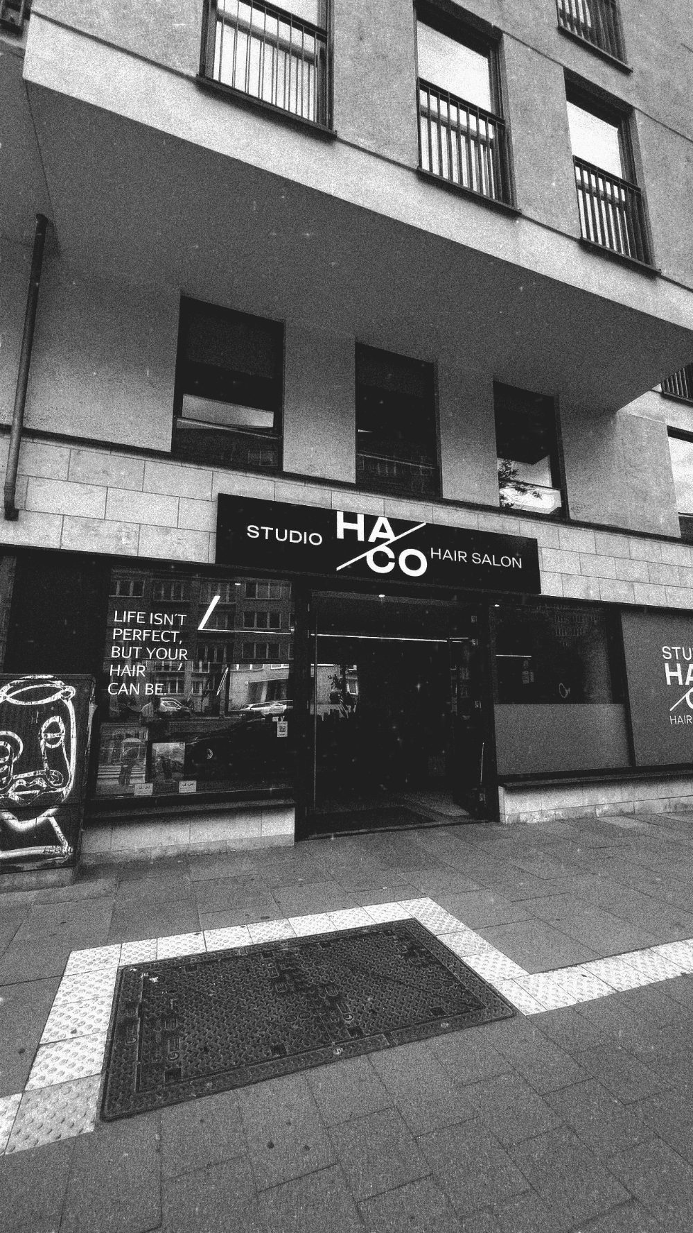 Ladenfront von Studio Haco am Grindelberg 59 in Hamburg-Harvestehude